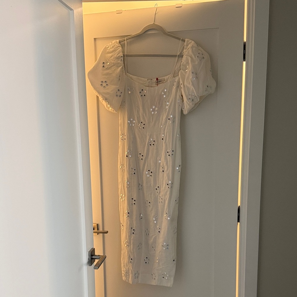 Rhode White Mirror Daisy Dress
